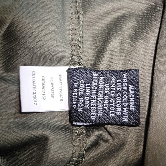 Torrid Dress Womens 4X Olive Green‎ Button Front Tiered A Line Boho Sleeveless - Picture 9 of 10